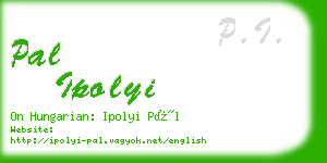 pal ipolyi business card